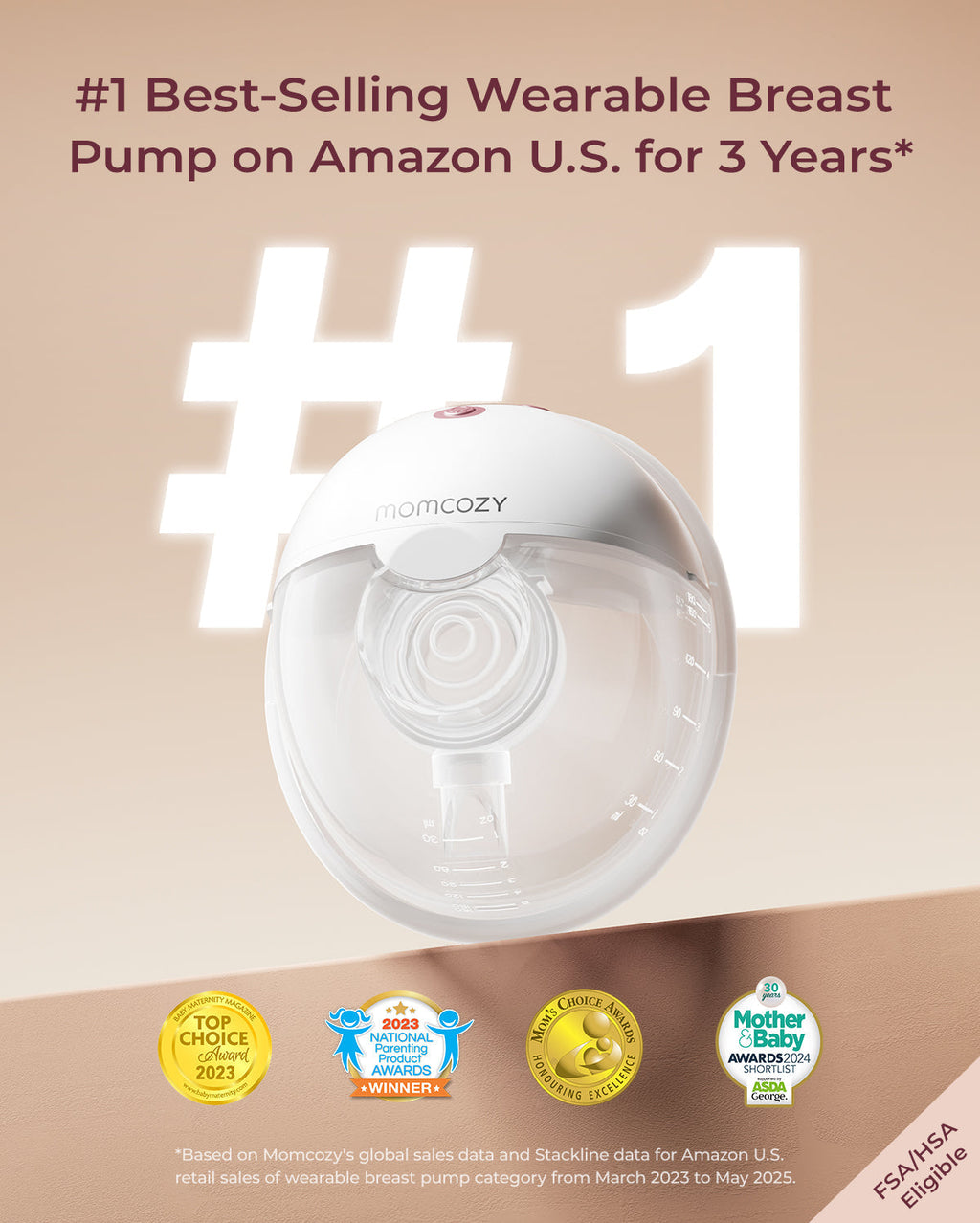 All-in-one M5 Wearable Breast Pump - US