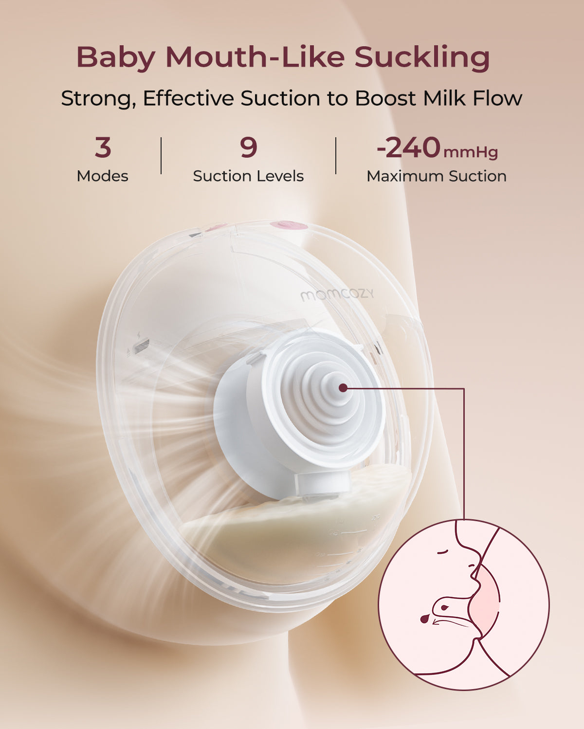 All-in-one M5 Wearable Breast Pump - US