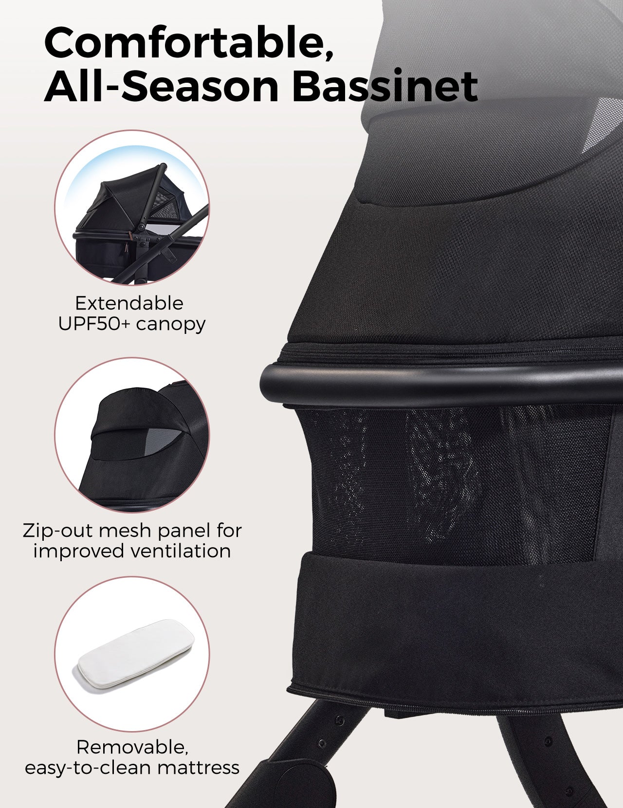 Outing Bundle: Momcozy ChangeGo Baby Stroller & Portable Sound Machine