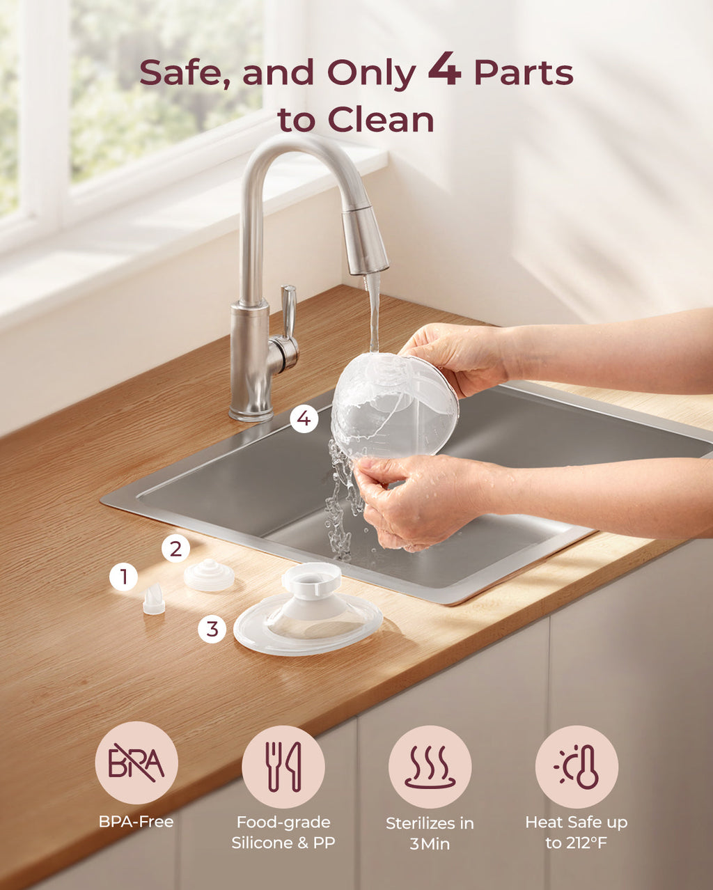All-in-one M5 Wearable Breast Pump - US