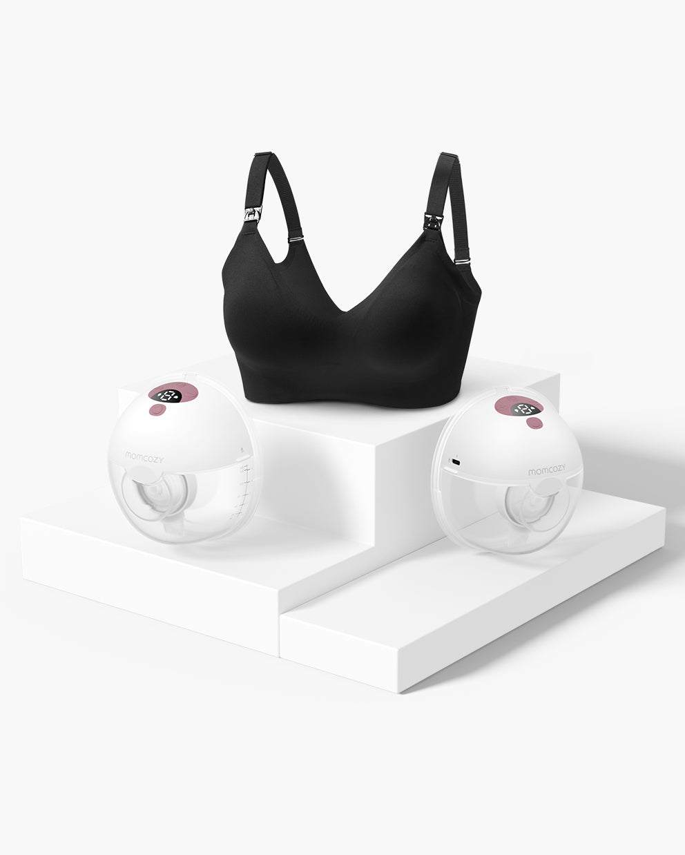 M5 Smart Bra Bundle: Double M5 Smart Breast Pump and Nursing Bra(YN21)