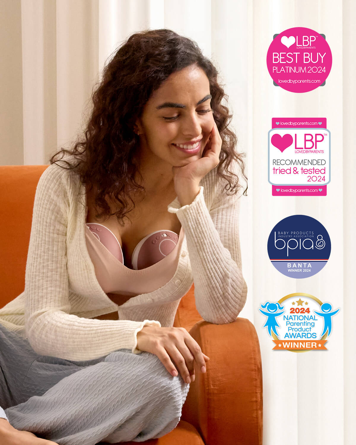 M9 Bra Bundle: M9 Breast Pump and YN46 Nursing Bra