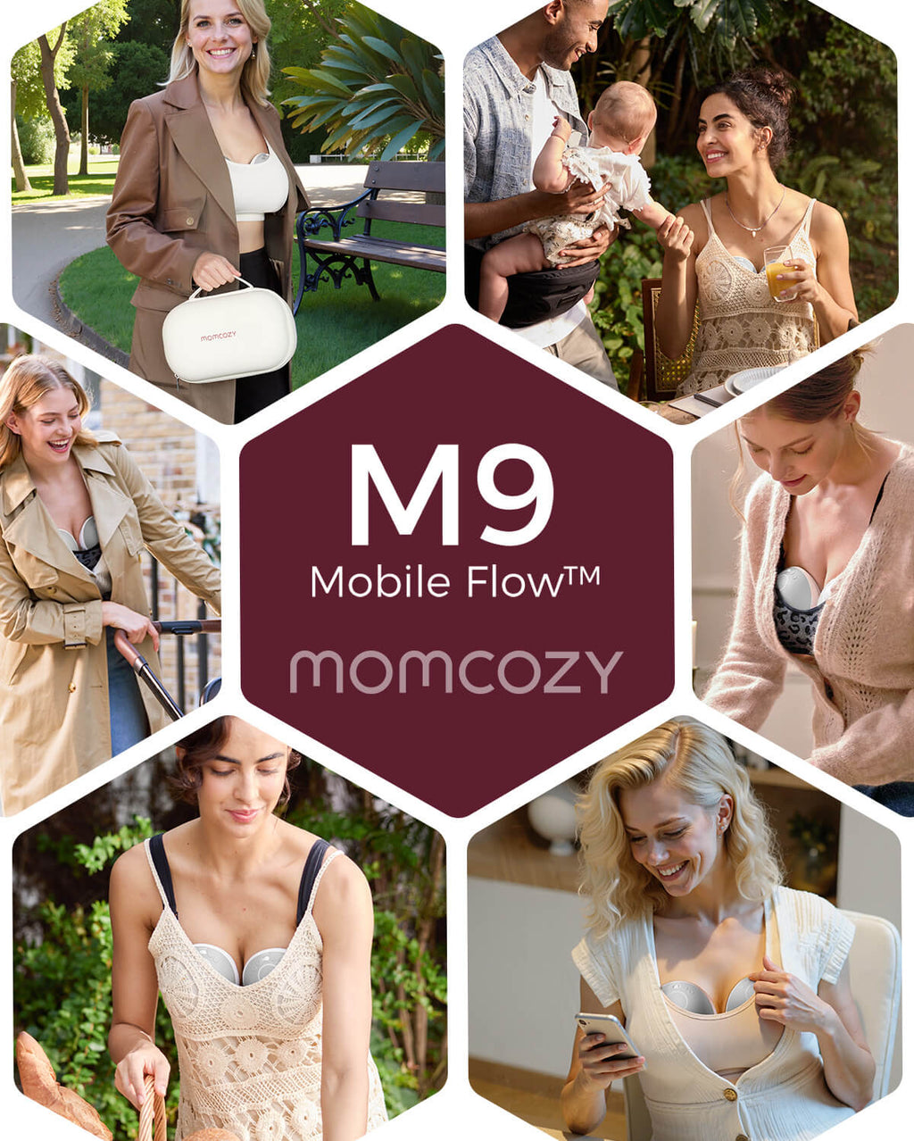 Momcozy Mobile Flow™ Hands-Free Breast Pump | M9