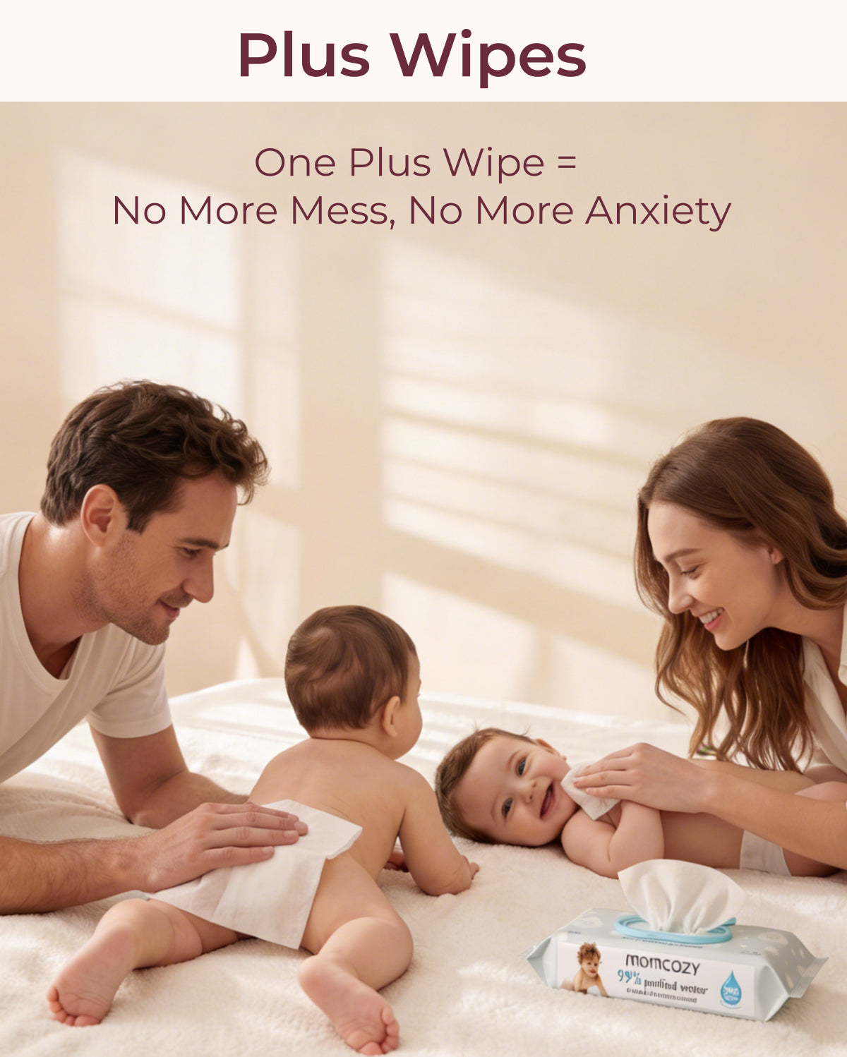 99% Water Baby Wipes - Higher Level of Purity