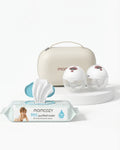 M5 Smart Wearable Breast Pump & 99% Water Wipes Set