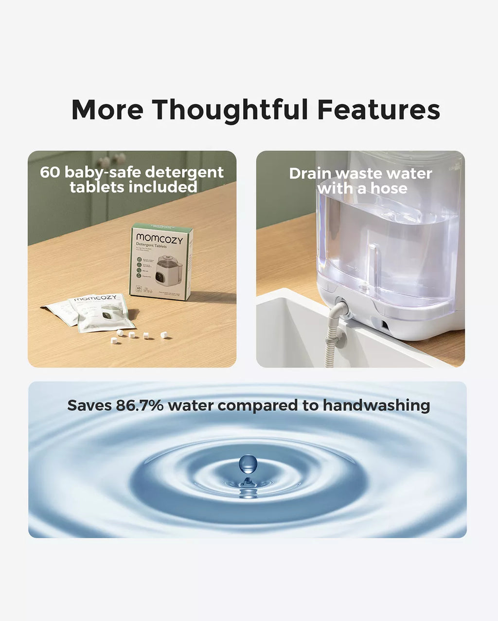 M5 Smart Wearable Breast Pump & KleanPal Pro Baby Bottle Washer and Sterilizer Bundle