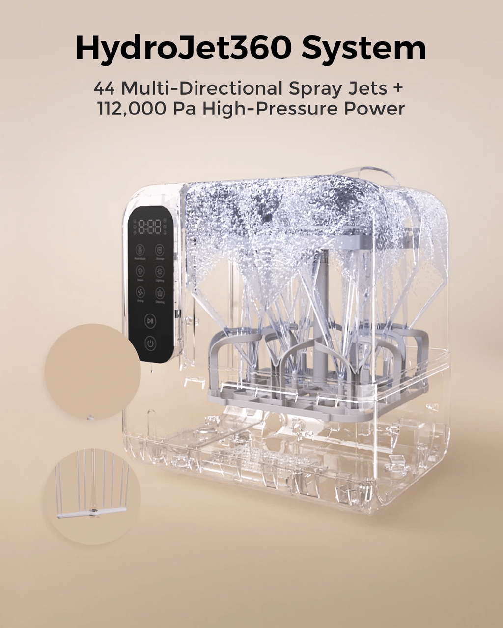 Pre-order: Momcozy DeepClean Baby Bottle Washer (D8)