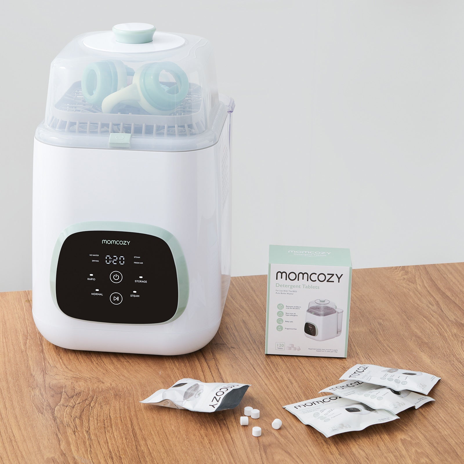 Washing Block for Momcozy Bottle Washer, 120 Tablets