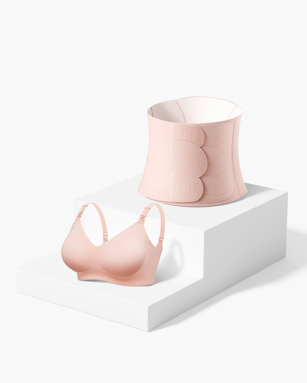 Postpartum Essential Kit：Postpartum Belly Wrap + Nursing bra