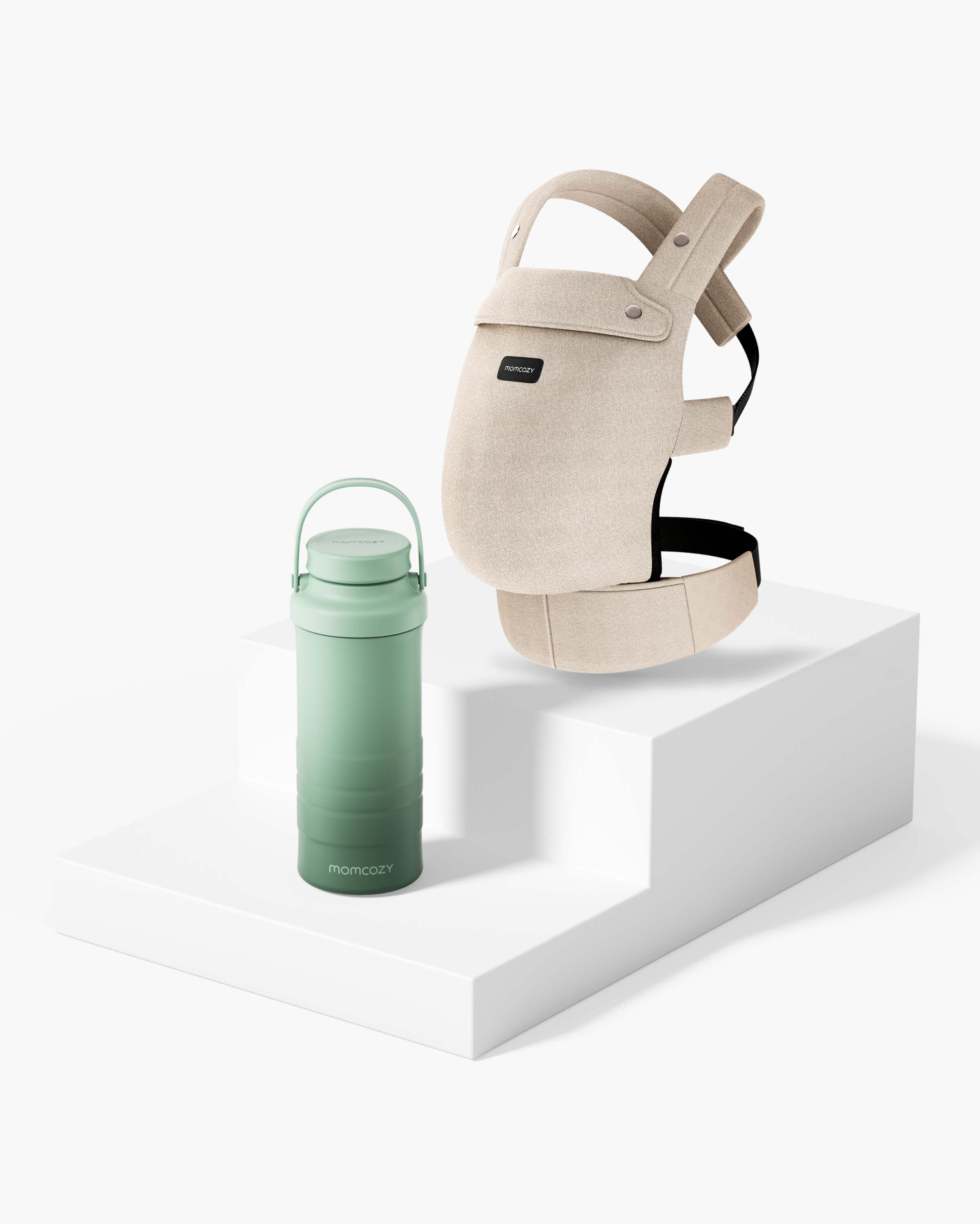 Outing Essentials Bundle: Baby Carrier and Portable Baby Bottle Cooler