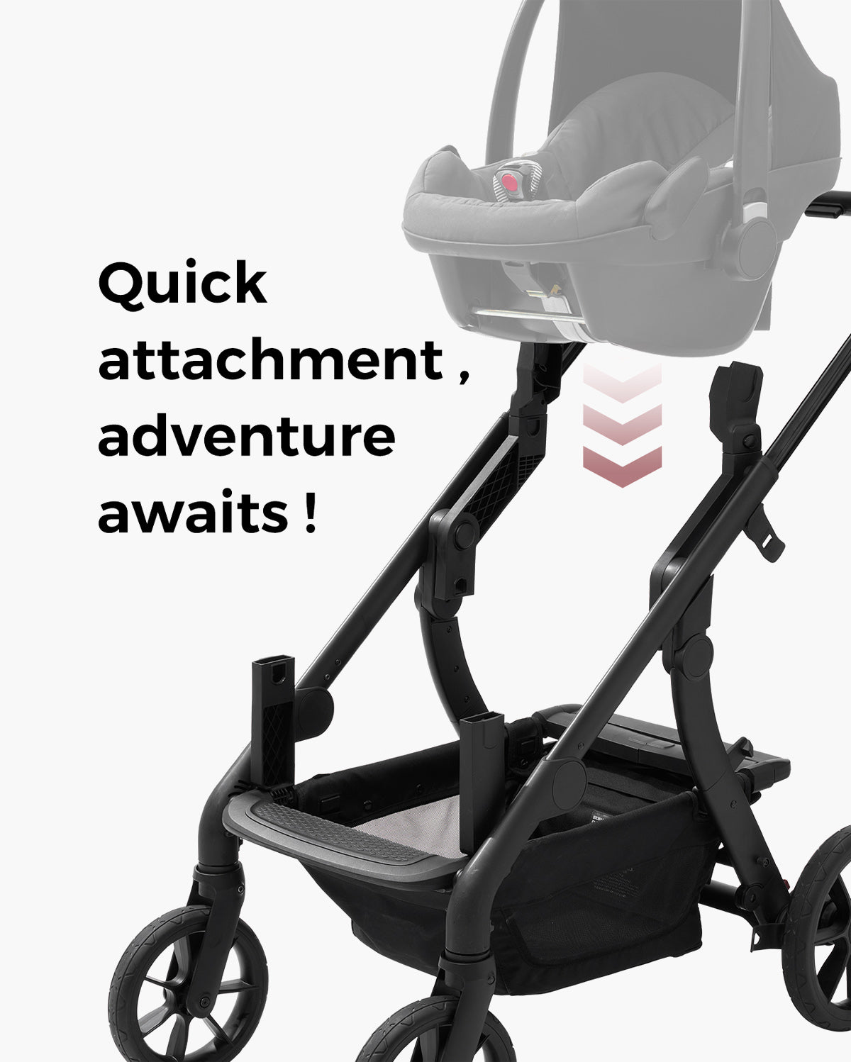 Car Seat Adapter for Momcozy ChangeGo Baby Stroller
