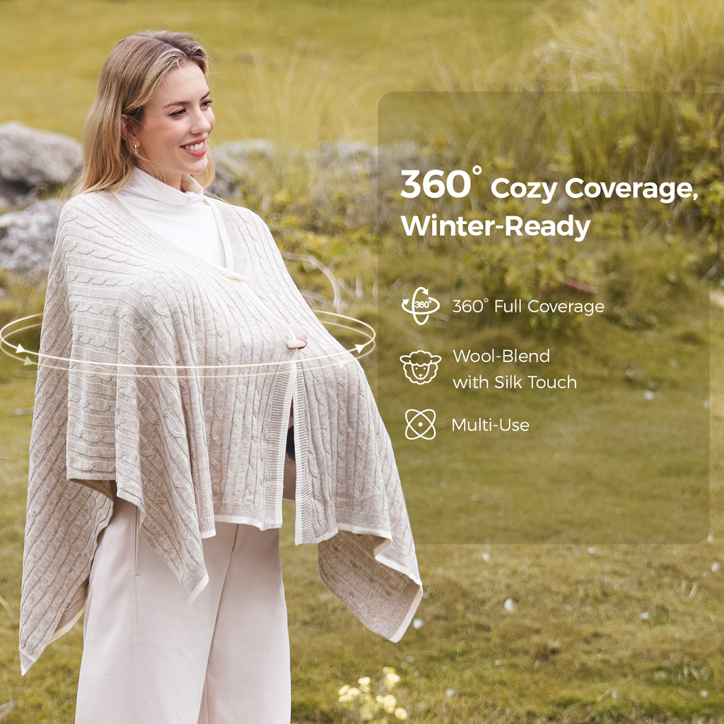 Momcozy Soft Knitted Blend Nursing Cover
