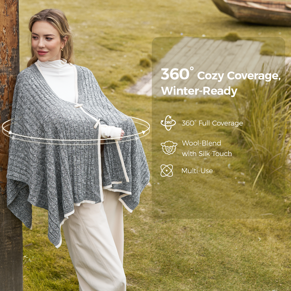 Momcozy Soft Knitted Blend Nursing Cover