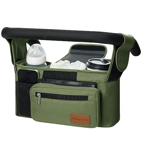Momcozy Stroller Organizer - All-in-One Cup Holder & Pet Strollers