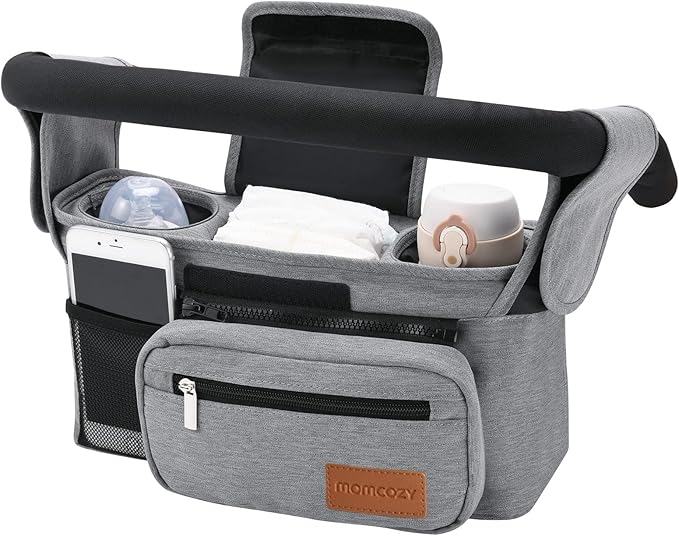 Momcozy Stroller Organizer - All-in-One Cup Holder & Pet Strollers